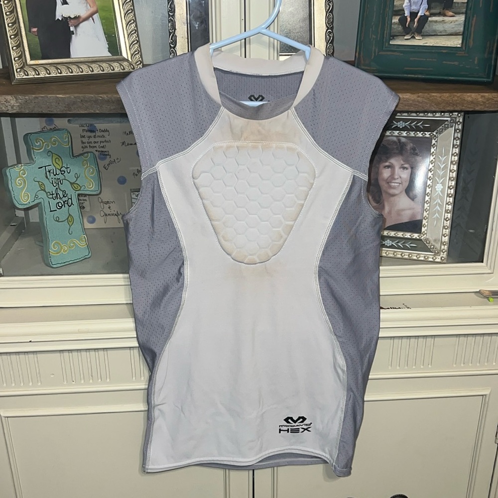 McDavid Youth Small Baseball Heart Guard / Under shirt